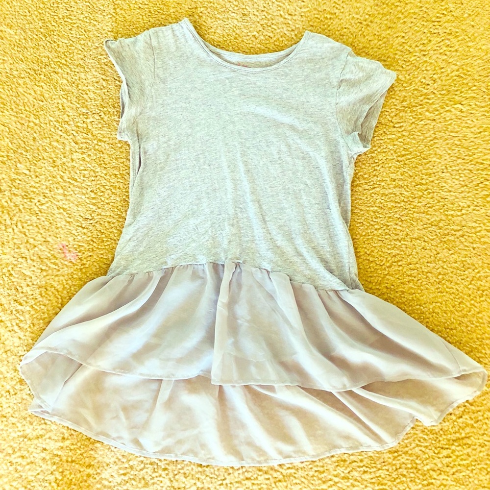 Gray shirt with a skirt!